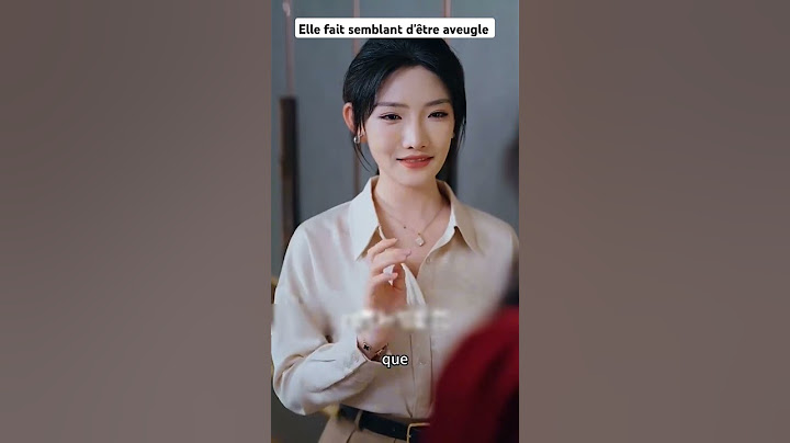 Elle fait semblant d'être aveugle