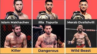 Merab Dvalishvili vs. Islam Makhachev vs. Ilia Topuria | The Ultimate Stats Comparison