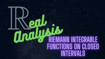 Riemann integrable functions on a closed interval