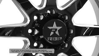 RBP 81R Saharan in 22x12 Black with Machined Accents is NEW for 2019!