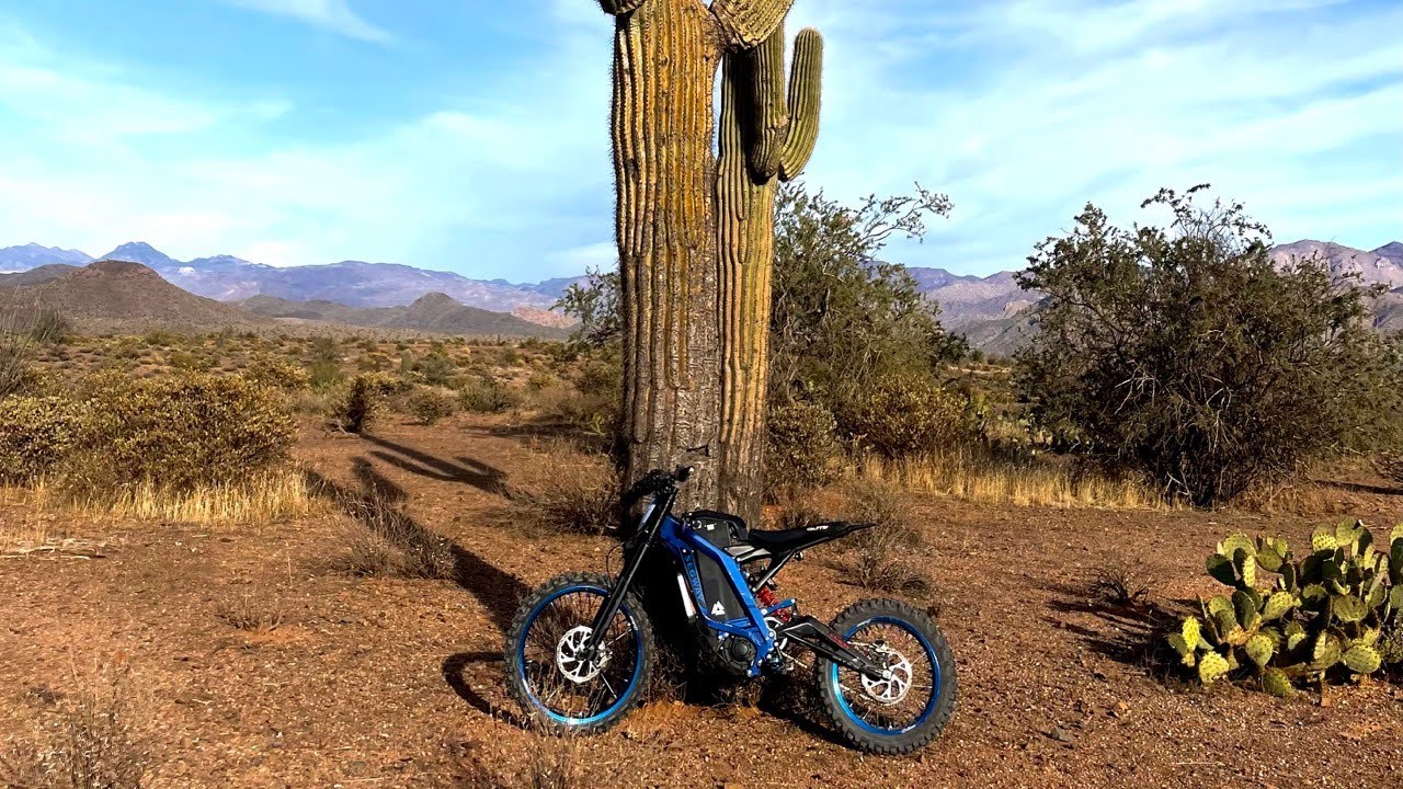 Trails Surron Riding Surron Ride In Arizona! - YouTube