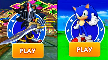 Sonic Forces - New Sir Lancelot Shadow vs Classic Sonic Dash  - All Characters Unlocked