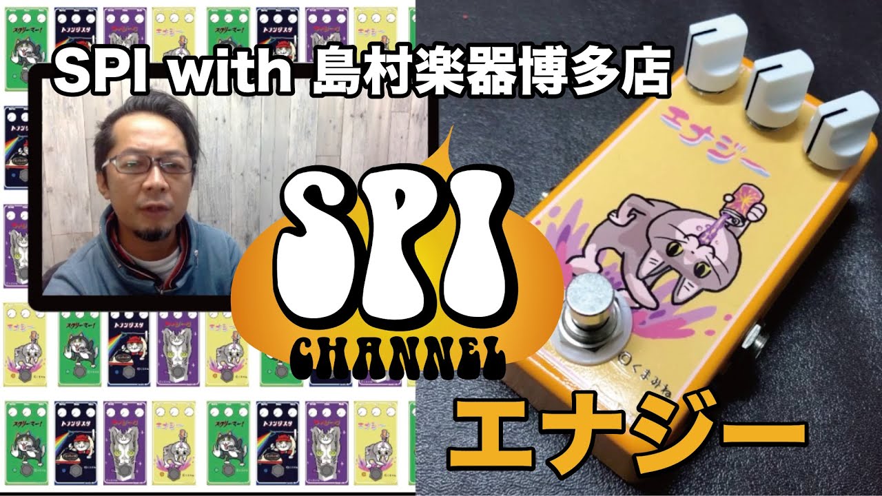 【9000】 フィジーク 仕事猫 エフェクター くまみね デザイン・サウンドともにヨシ！くまみね × Soul Power