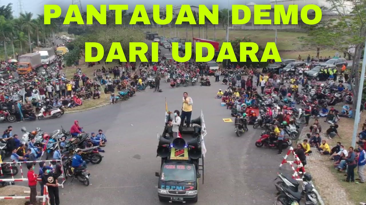 DEMO KAWASAN EJIP DARI UDARA - YouTube