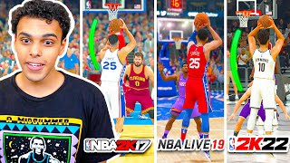 MAKING A 3PT SHOT WITH BEN SIMMONS IN EVERY BASKETBALL GAME!