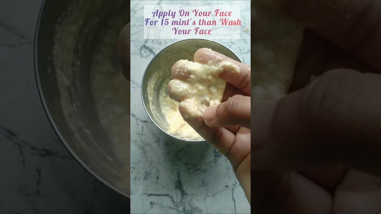 “Glow Skin Pack ✨ Curd + Honey +Turmeice Magic” 