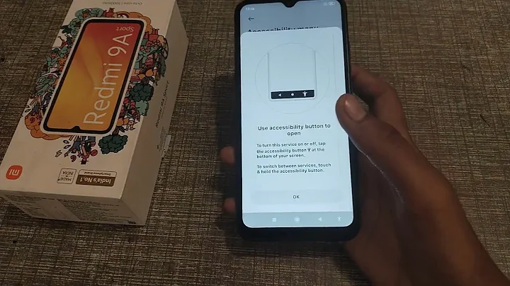 How to on accessibility menu in redmi 9A sport  phone