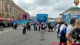 من فعاليات احتفالات كاس الامم الاوربية 2020 /2021 في سانت بطرسبورج