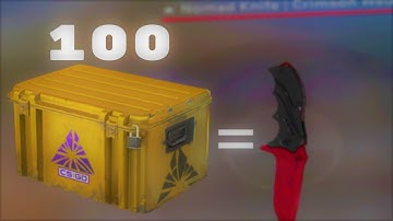 Opening 100 CS:GO Fracture Cases