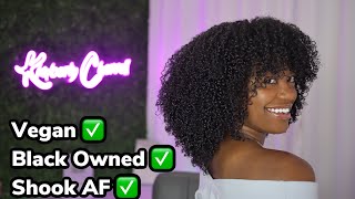 THE BEST Wash and Go Using ALL Black Owned Hair Products NO CAP 🧢 IM SHOOK FREN!!!