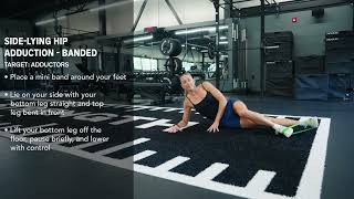 Side Lying Hip Adduction - Banded
