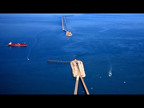 Hampton Roads Bridge Underwater Tunnel, Norfolk Virginia Thanksgiving 2017