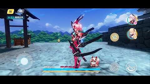 Honkai Impact 3 Yae Sakura(Kasumi) DarkBolt- Two Sword Style ❄ Sword So Beautiful 😍