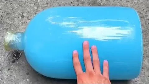 Rolling colourfull bottle on the stair 🌈👻 #asmr #crushingsoftthings #crushingcrunchythings