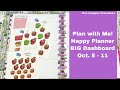 Plan with Me | Happy Planner Big Dashboard | Oct 5th