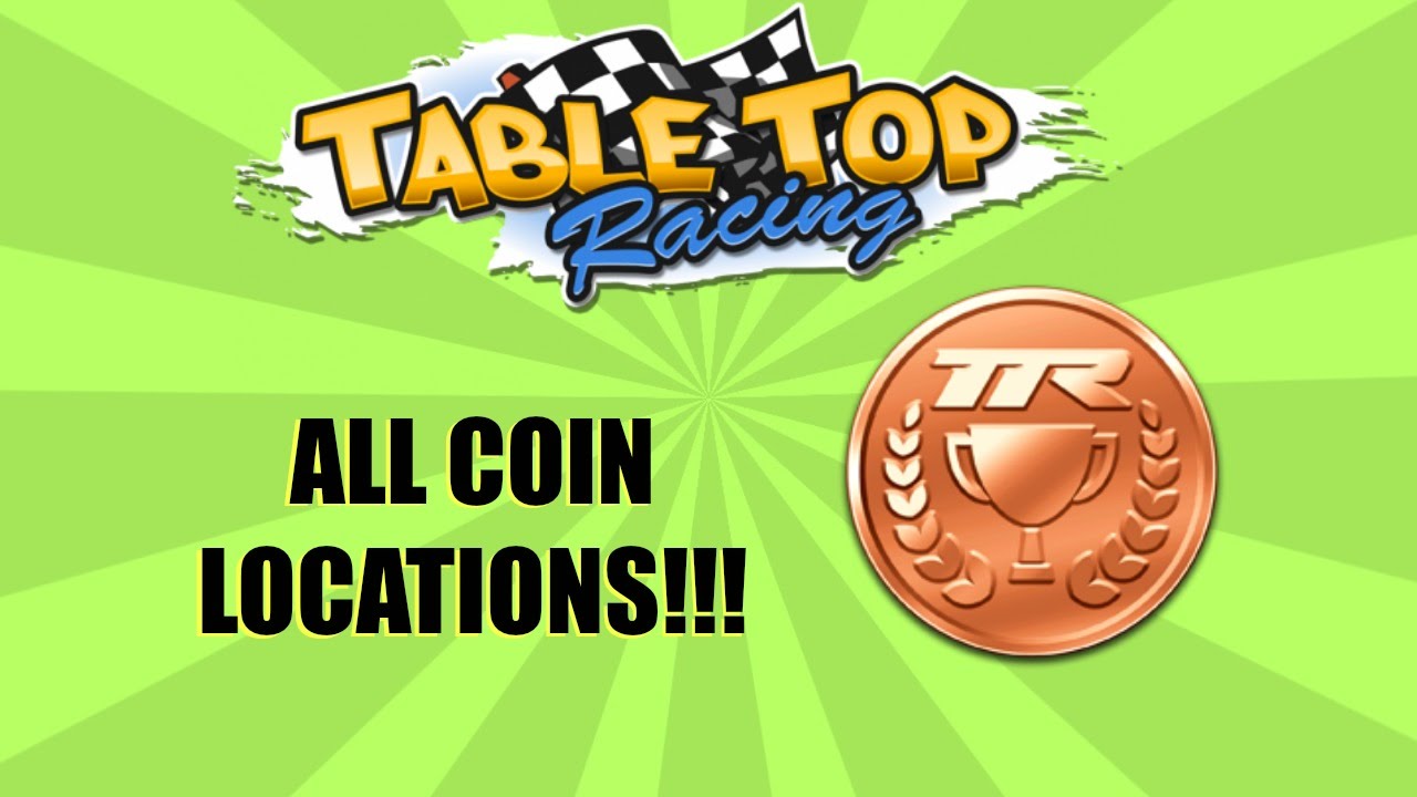 Table Top Racing All Secret Coin Locations YouTube