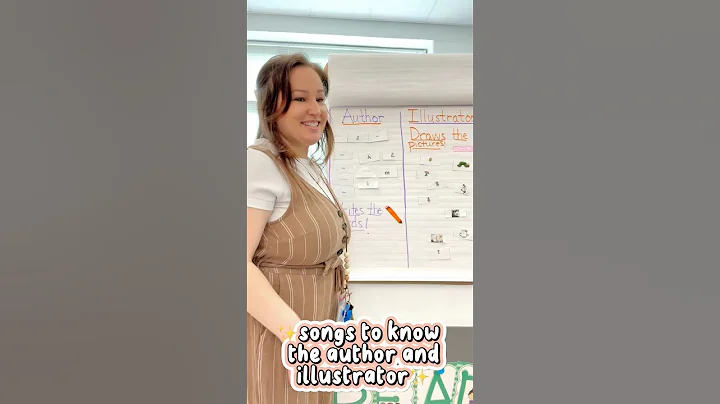 author vs. illustrator✨ #teacher #walmart  #songsforkids #kindergartensongs #author #illustrator