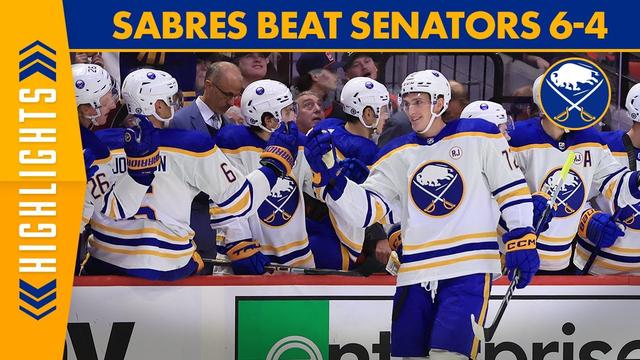 Buffalo Sabres Score Six In Win Over Ottawa Full Game Highlights 