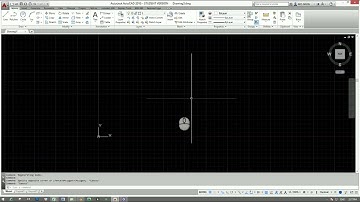 Giao diện làm việc của AutoCAD 2015