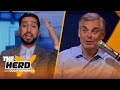 Nick Wright on Dr. J omitting LeBron from all-time team, talks AB re-signing with Bucs | THE HERD