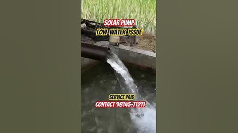 Solar pump VFD Parameters Service contact +91 98145-71211