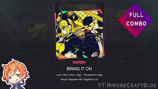 [Prosekai] BRING IT ON - Expert (Lyrics + Fingers Style Gameplay) - FULL COMBO