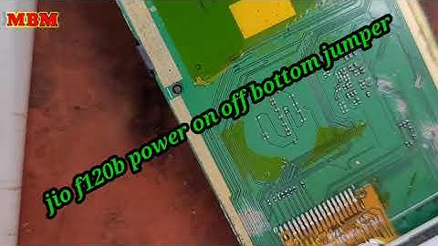 jio f120b power button not working 100% solution-By-maa bhawani mobile