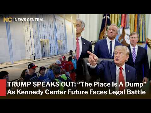 “THE PLACE IS A DUMP”: Trump Defends Kennedy Center Plans in Oval Office | AC1W