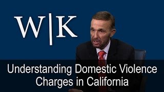 Domestic violence charges in california