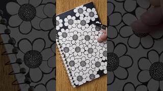 Easy zentangle doodles for beginners | Bored time patterns #mindrelaxing #shorts #journaling