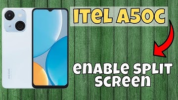 How To Split Screen itel A50c || enable split screen