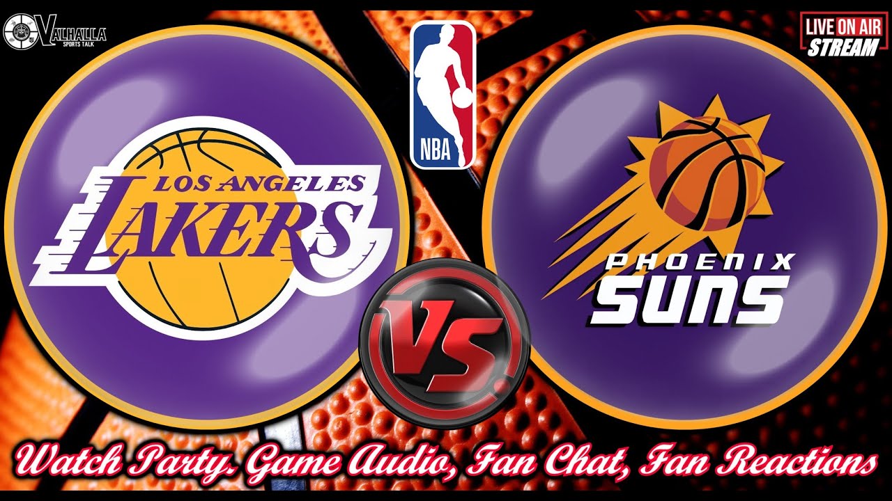 🟣 🏀 NBA Los Angeles Lakers VS Phoenix Suns Stream Game Audio Scoreboard