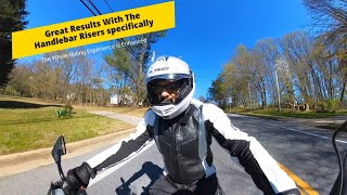 BMW R1300GS Handlebar Risers | Amazing Transformation | #vlog #travel  ##motorcycle #life