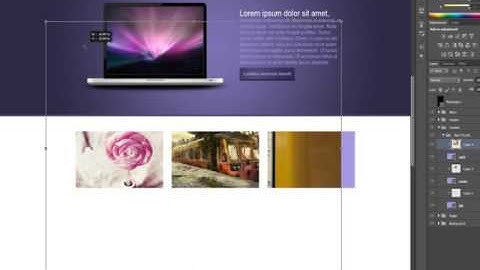 How to design Website in Photoshop  Template download link in description