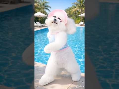 비숑프리제#비숑#애견영상#애견수영장 #