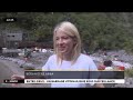 Barrage du bras de la plaine  visite de la secrtaire dtat  la biodiversit