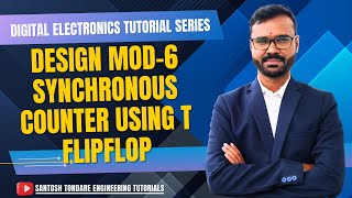 How To Design Mod-6 Synchronous Counter Using T Flipflopcounter Design