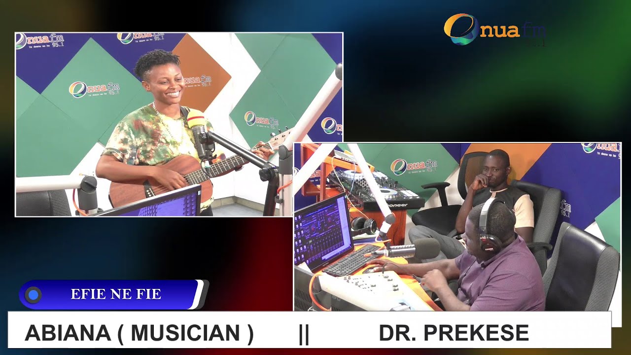 Acoustic and Interview Session with Abiana on Onua fm with Dr. Prekese