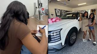 Simone Biles Buys Her Bestie Rachel A New SUV! 🚘