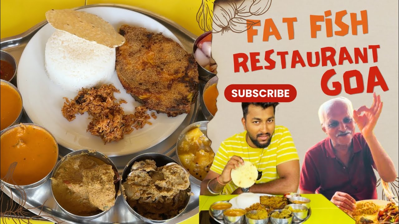FAMOUS SEAFOOD THALI IN GOA | FAT FISH RESTAURANT REVIEW | GOA FOOD VLOG 2024 | CALANGUTE
