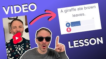 Interactive lesson from a video in about 5 minutes