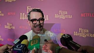 Manolo Caro Alfombra &quot;Fiesta en la Madriguera&quot; proyecto estaría Tenoch Huerta Checa lo que paso 😱