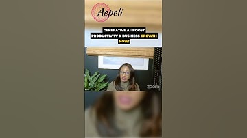 Generative AI: Boost Productivity & Business Growth Now!