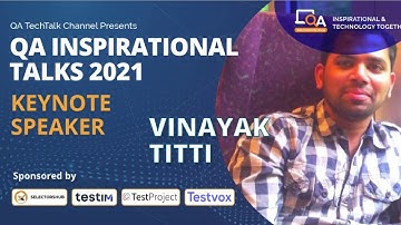 Keynote speech | QA Inspirational Talks 2021