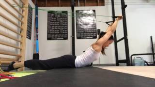Prone thoracic band pull