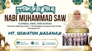 Menumbuhkan Cinta Kepada Nabi Melebihi Cinta Kepada Diri | Ustzh. Rahmania Idrus, M. Pd #maulid #doa