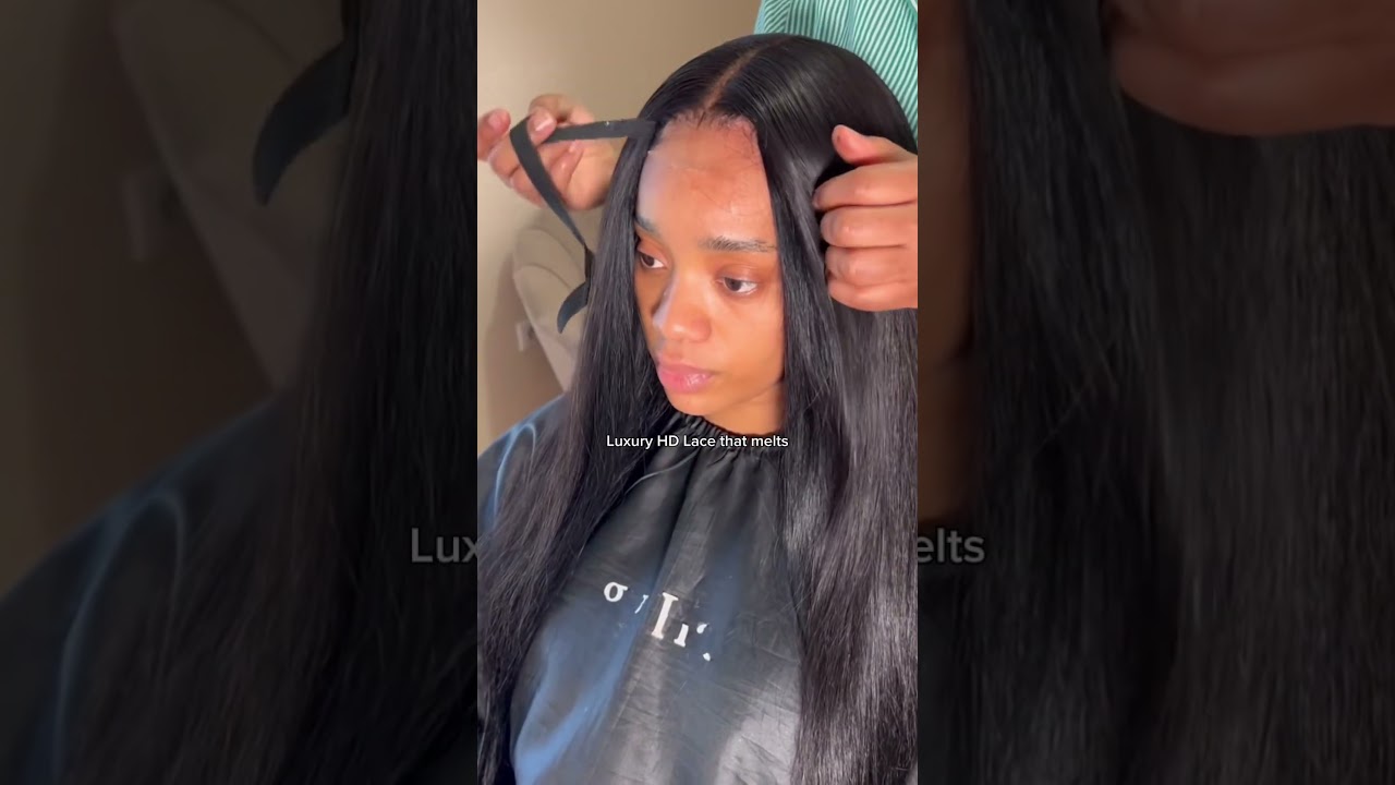 ✨ Our 2x6 HD lace closure is small and undetectable