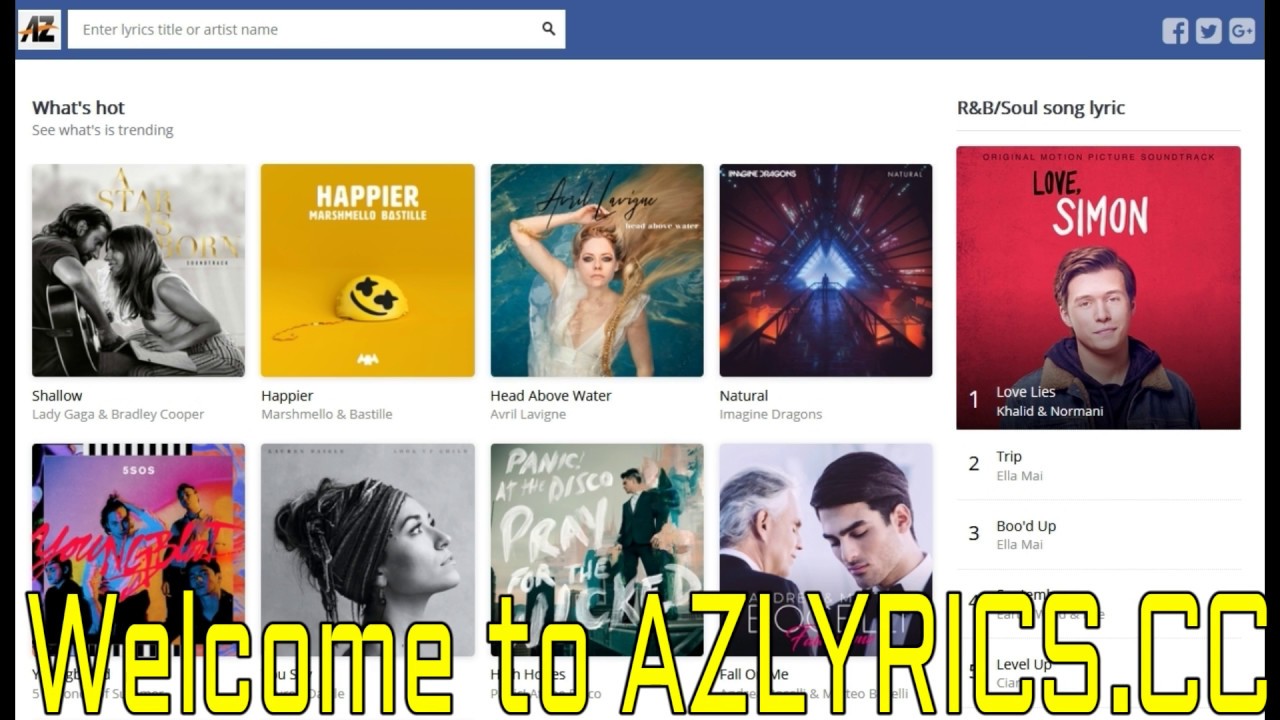 How To Download Lyrics Songs From Azlyrics cc YouTube