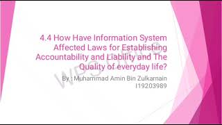 MIS Chapter 4 Subtopics 4.4