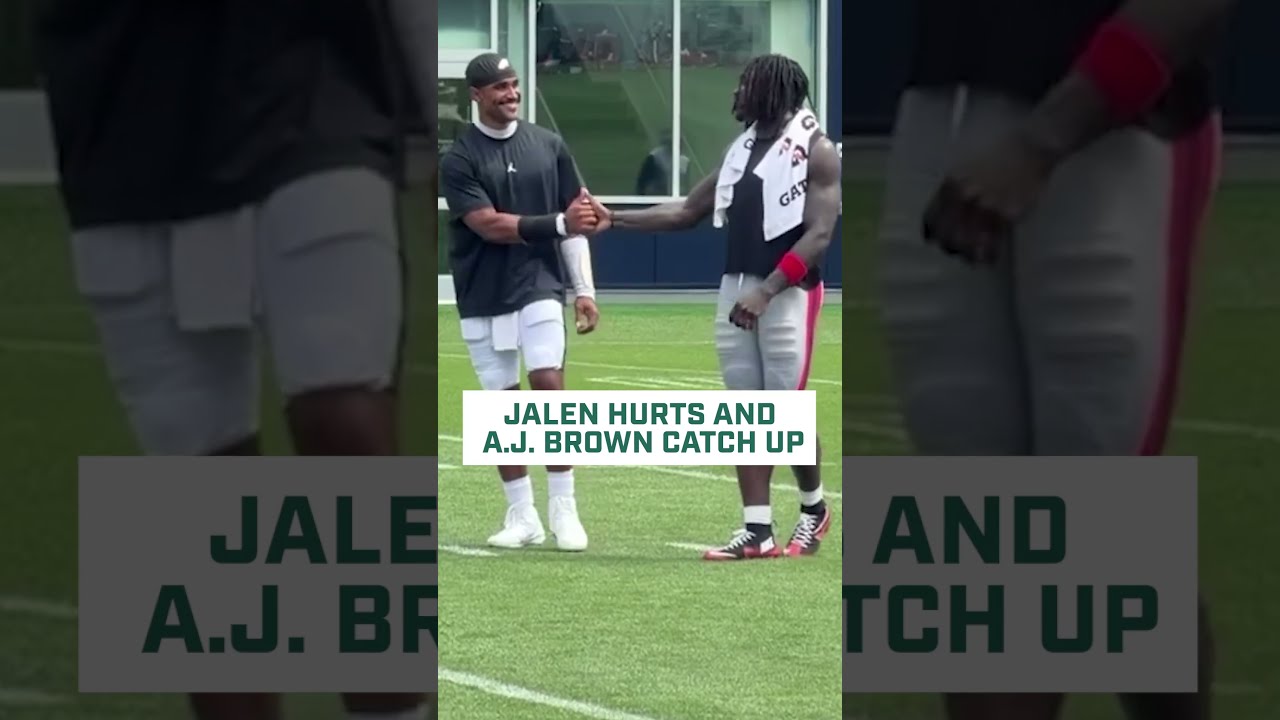 Jalen Hurts And A.J. Brown Reunite 🤝